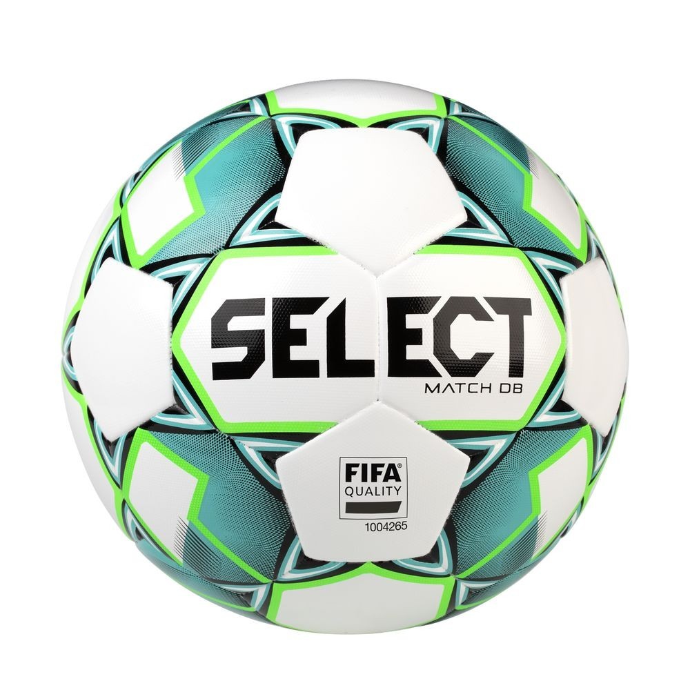 

М’яч футбольний SELECT Match DB FIFA quality №5 біло-зелений