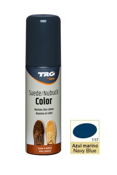 

Крем краска для замши синяя Trg Nubuck Color, 75 мл