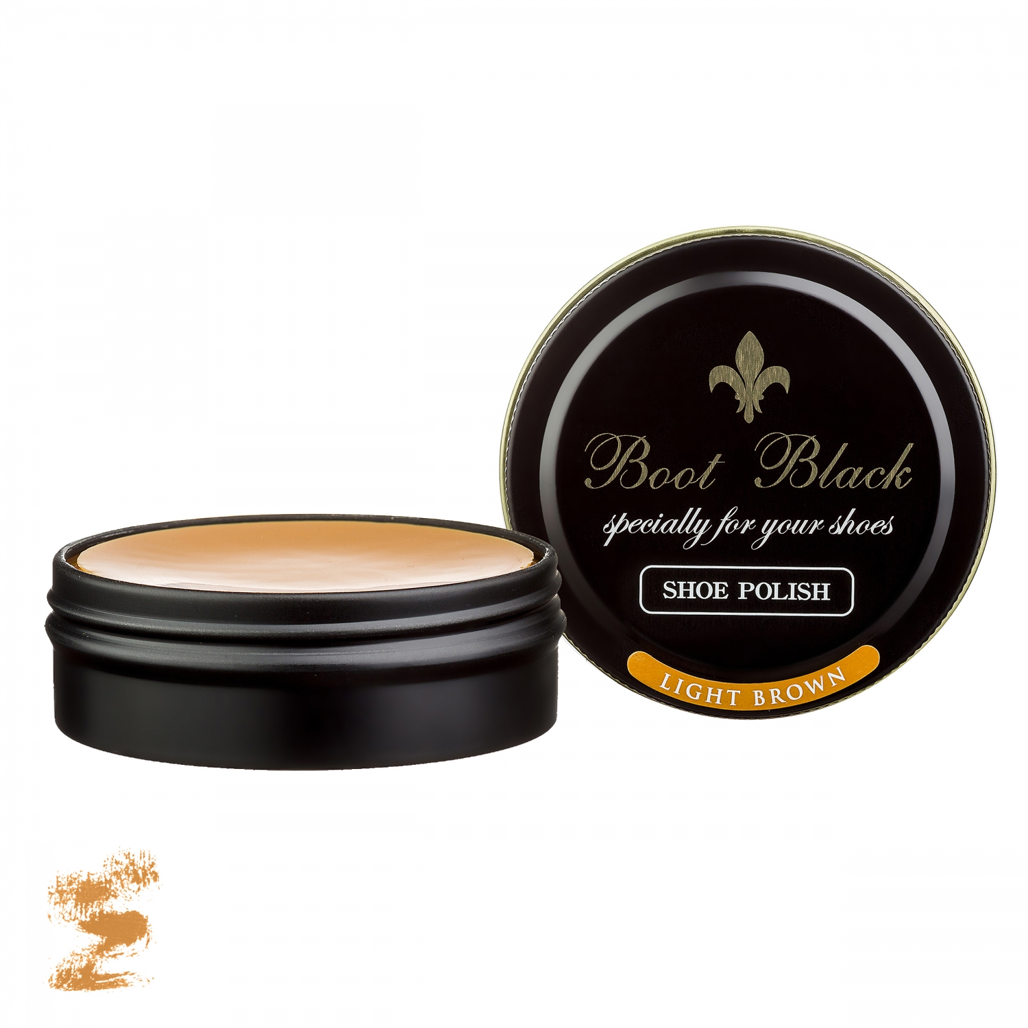 

Воск для обуви коричневый светлый Boot Black Wax Shoe Polish