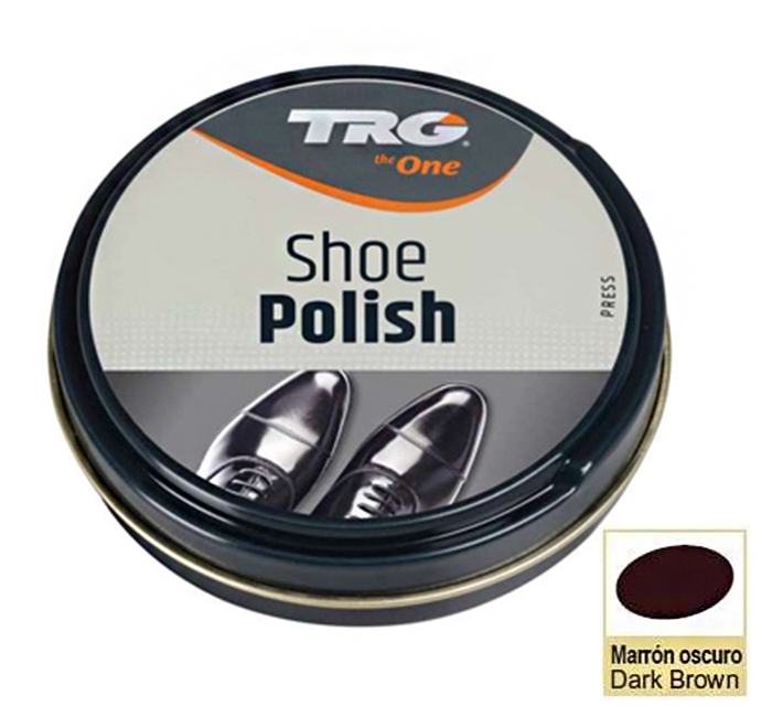 

Крем для полировки обуви темно-коричневый Trg Shoe Polish, 50 мл