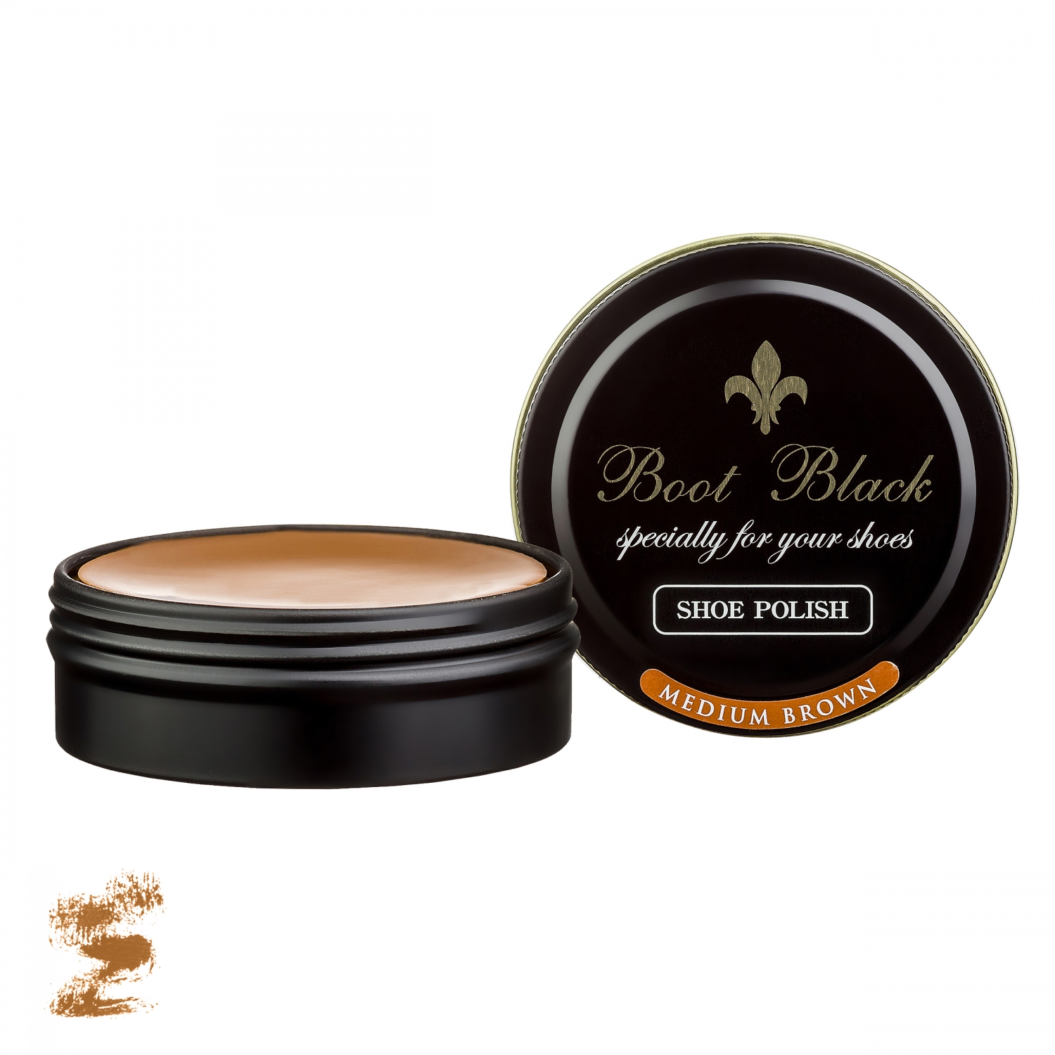 

Воск для обуви коричневый Boot Black Wax Shoe Polish