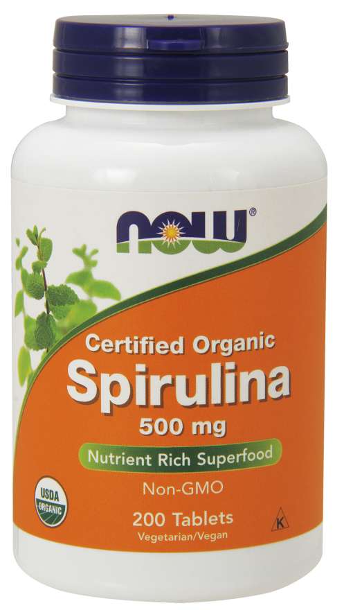 

Специальный продукт NOW Spirulina 500 mg Tablets 200 таблеток (4384301974)