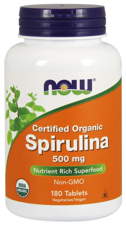 

Специальный продукт NOW Spirulina 500 mg Tablets 180 таблеток (4384301973)