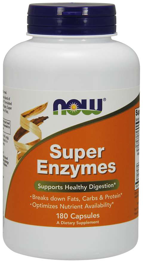 

Специальный продукт NOW Super Enzymes Capsules 180 капсул (4384301899)