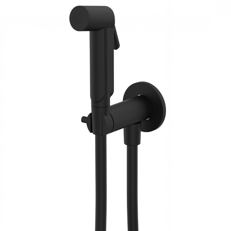 

Смеситель с гигиеническим душем GRB Black Rondo 08225102 (SR202445)