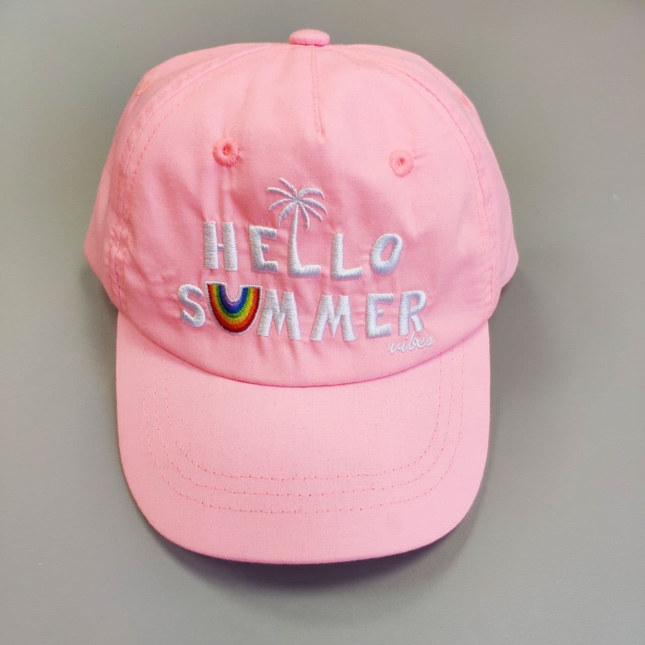 

Кепка для девочки Minoti Hello Summer 13614 50см Розовый