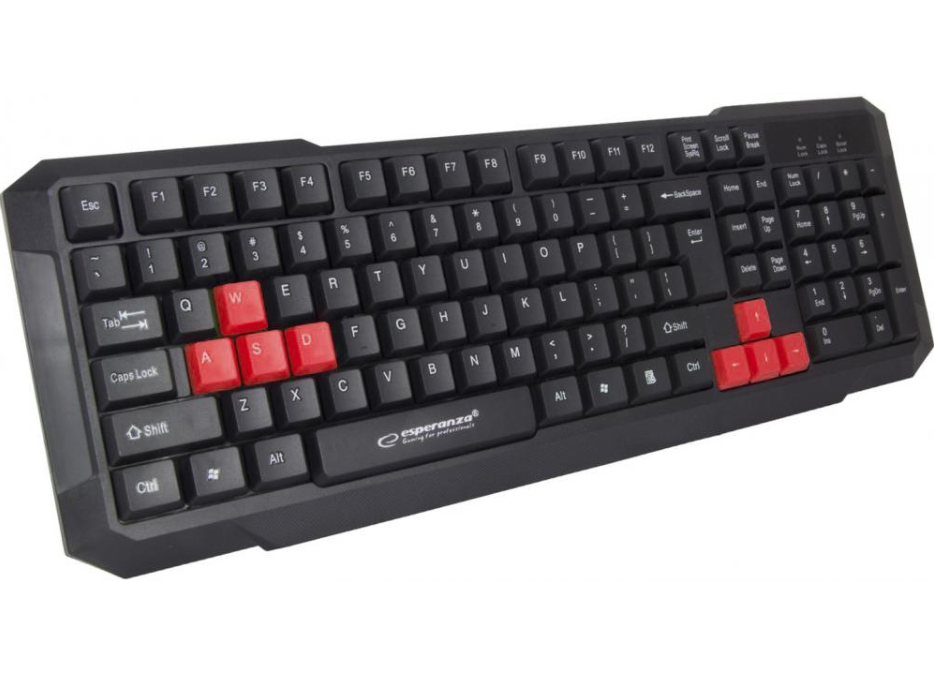 

Клавиатура Esperanza Wired EGK102 USB Black/Red (EGK102RUA)