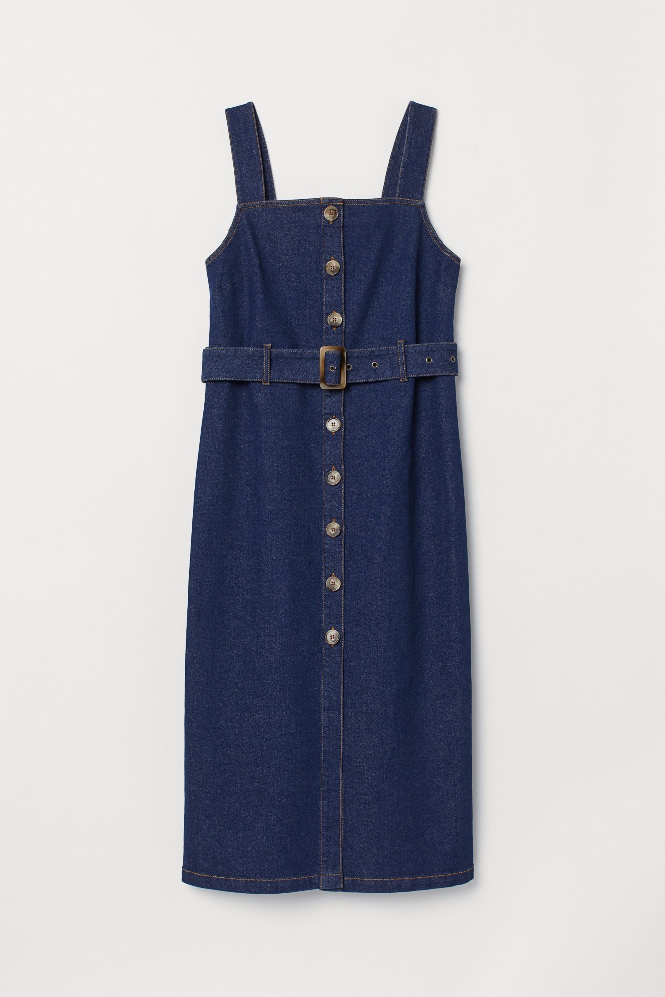 

Сарафан джинсовый H&M 46 темно-синий 7326119RP4