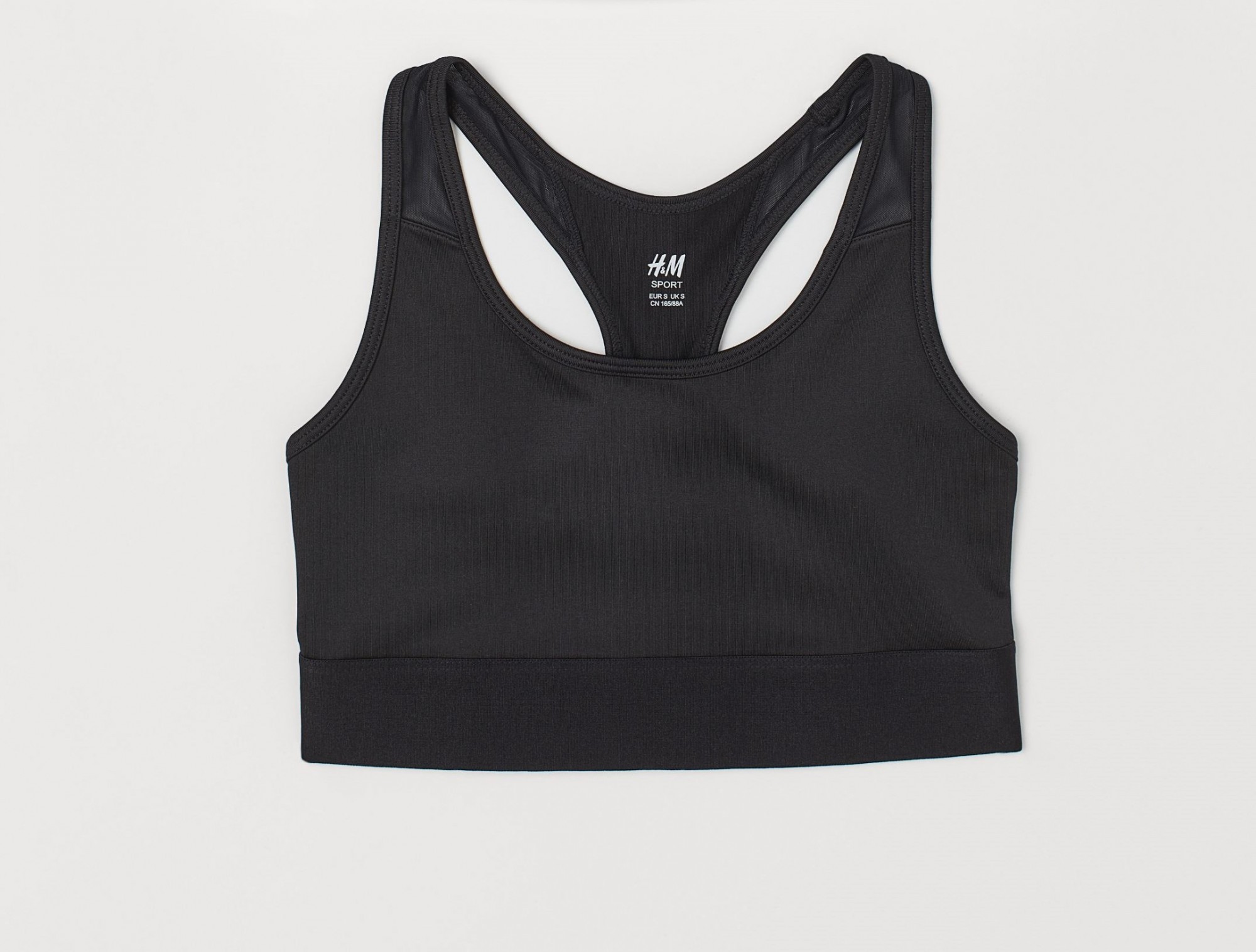

Топ спортивный H&M SPORT L черный 8650861RP5