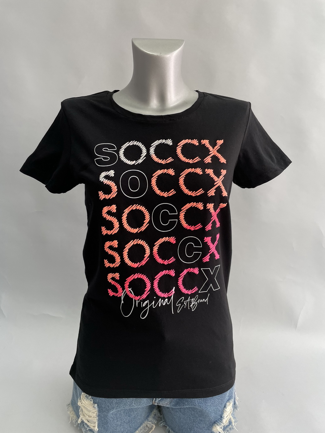 

Футболка женская Soccx черная S