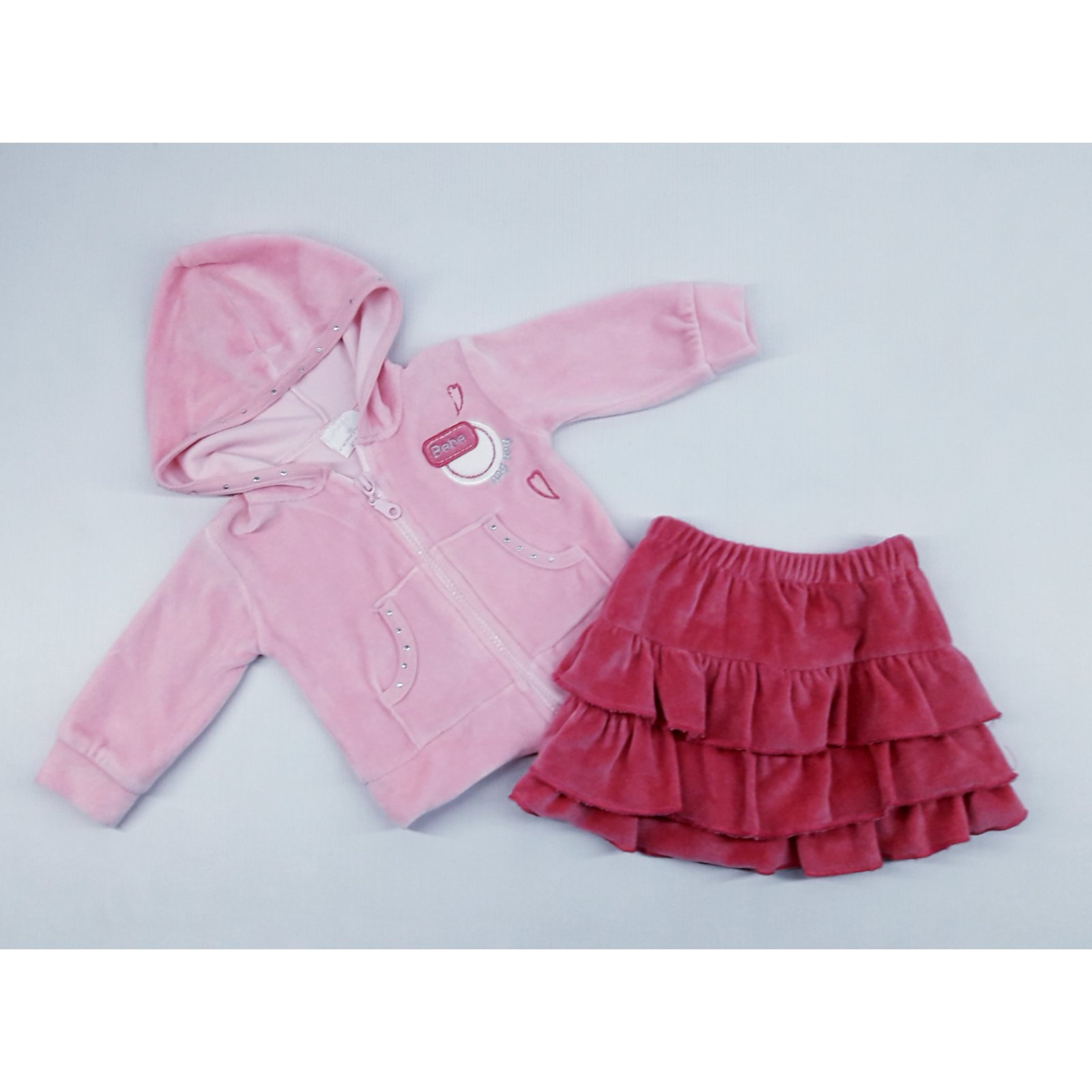 

Костюм (кофта+юбка) Kids Klub 8632 62см (р) розовый