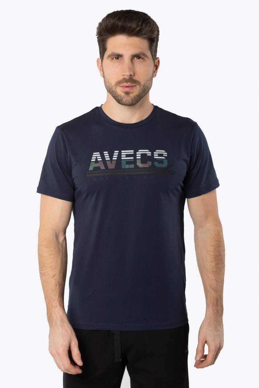 

Футболка мужская AVECS 30387/23 темно-синяя, Футболка мужская AVECS 30387/23 темно-синяя L