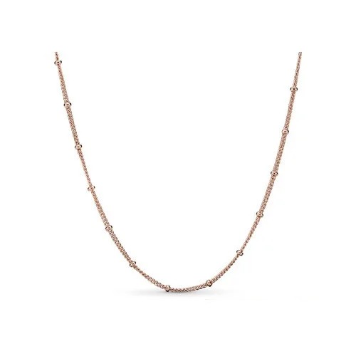 

Серебряное Колье Пандора Бусины Rose #387210-70