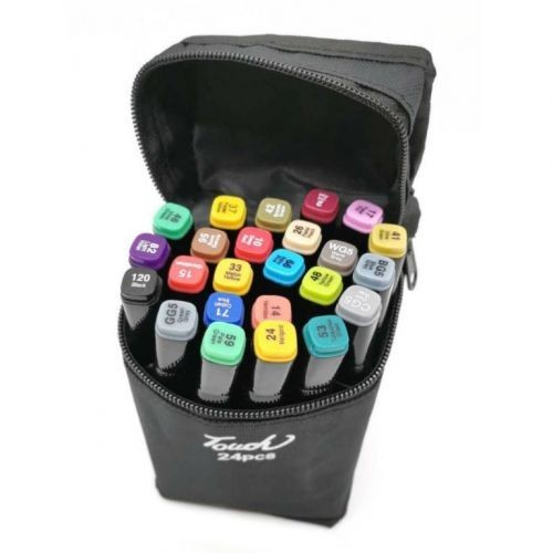 

Набор двухсторонних маркеров, Sketch Marker, 24 цвета, в сумке (24 Touch)