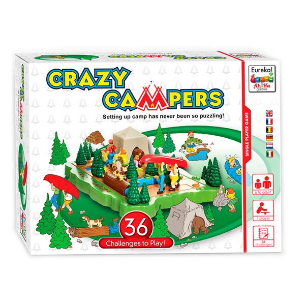 

Логическая игра Сумасшедшие Кемперы Eureka! Ah!Ha games Crazy Campers