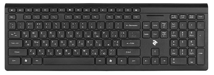 

Клавиатура 2E KS210 Slim WL Black