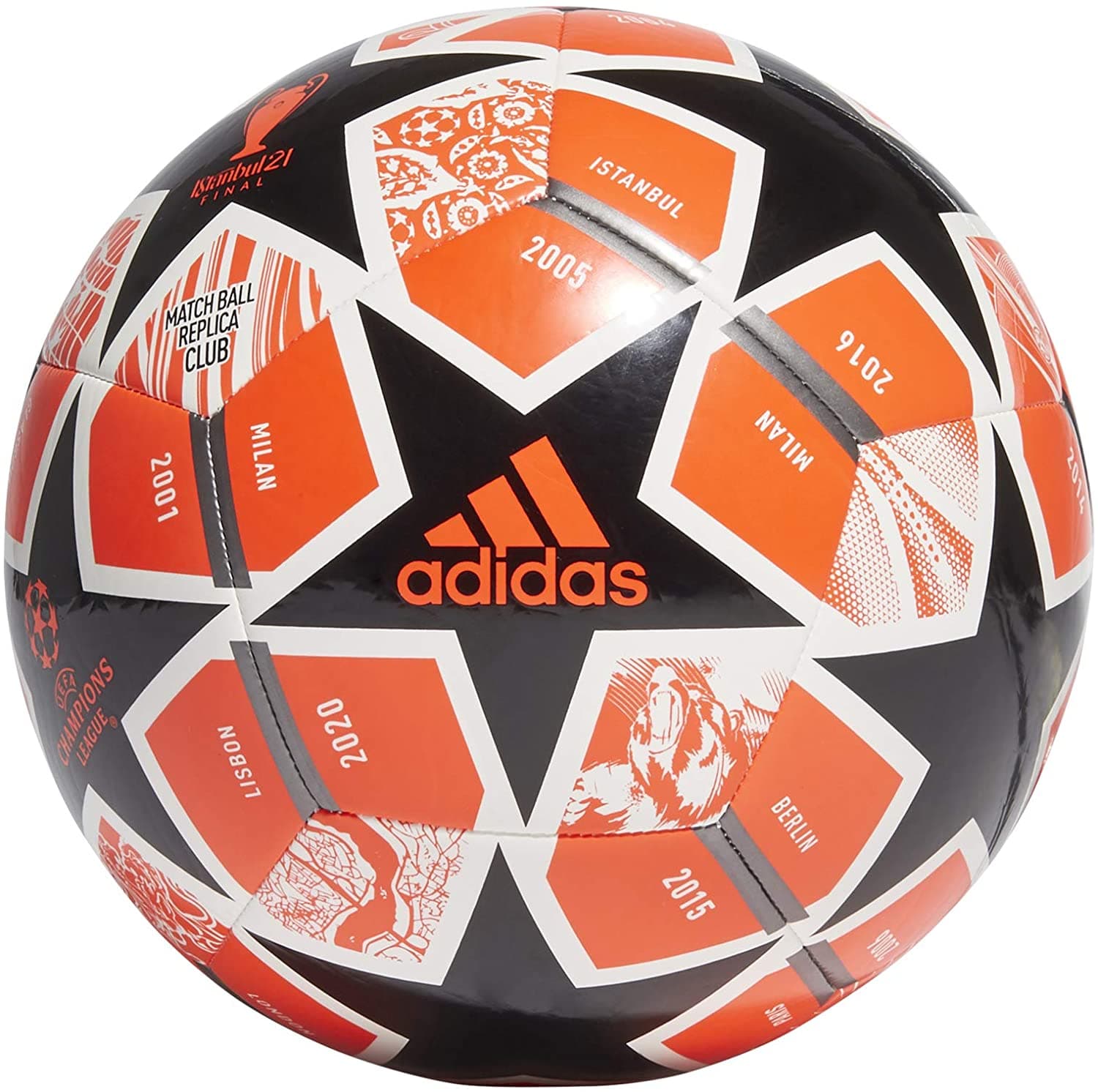

Мяч для футбола Adidas Finale Istanbul 2021 Club GK3470 (размер 4)