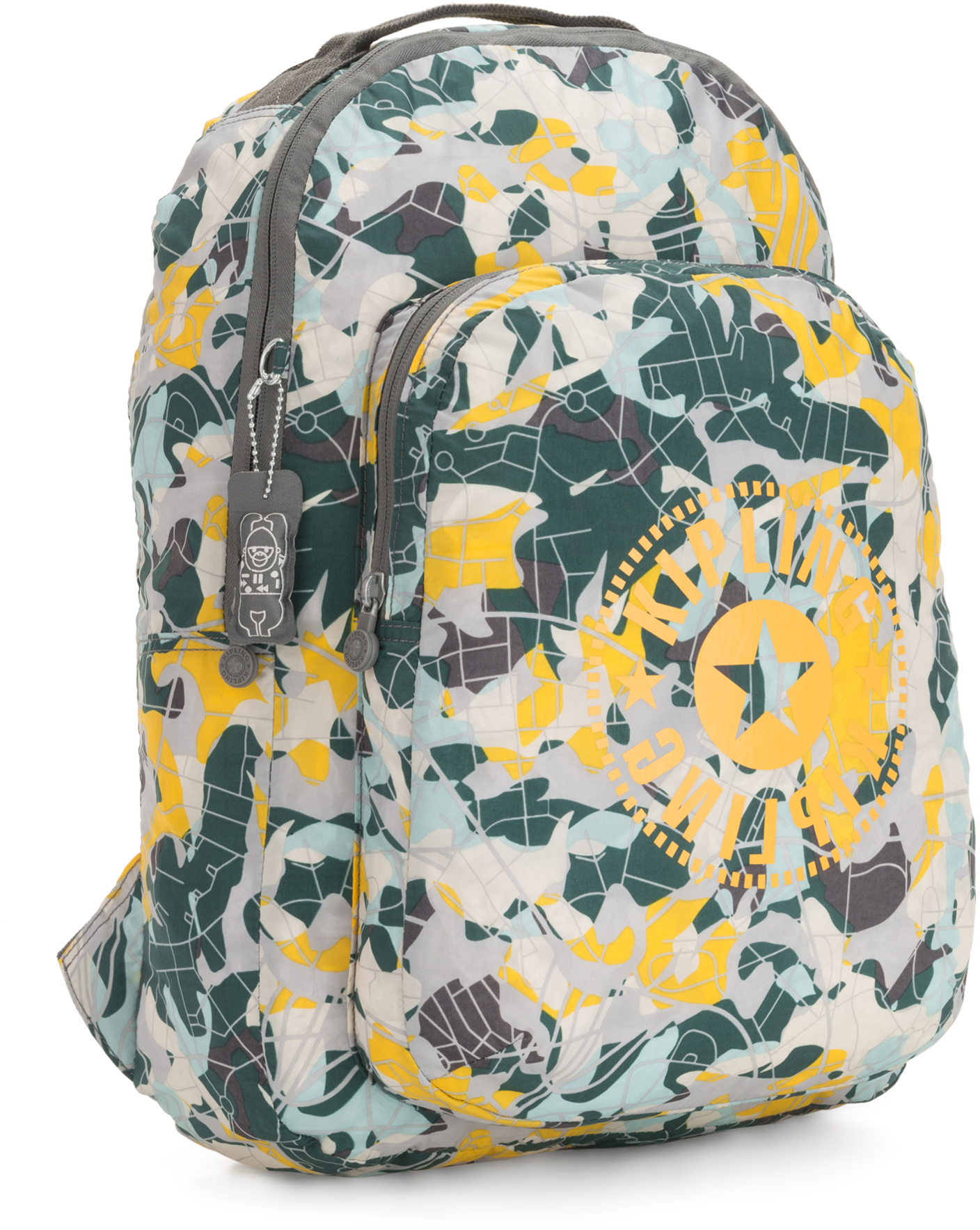 

Рюкзак Kipling GO YOUR OWN WAY / Camo Map BACKPACK складаний (22,5л) (33x44x14см) KI7214_72H