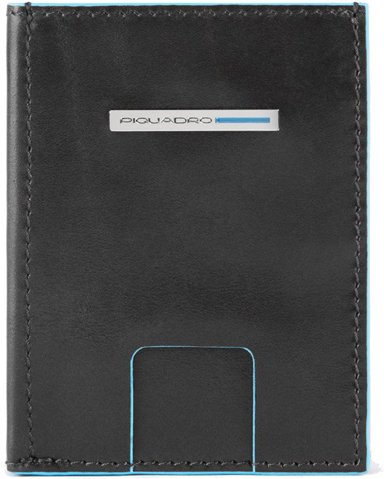 

Портмоне Piquadro BL SQUARE/Black верт. с отдел. д/кр.карт PU5203B2R_N