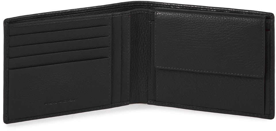 

Портмоне Piquadro MODUS Restyling/Black с отдел. для монет с RFID защитой (12,5x9,5x2) PU257MOSR_N
