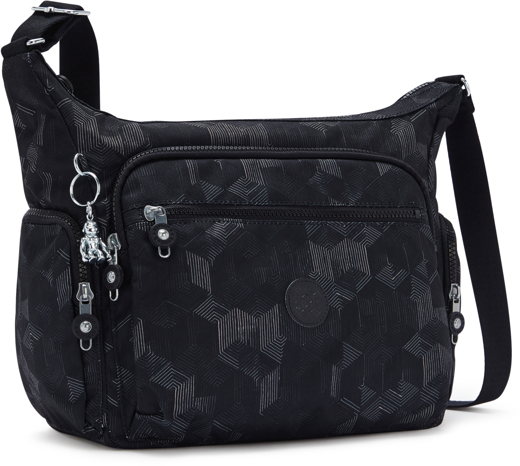 

Женская сумка Kipling BASIC PRT / Mysterious Grid GABBIE женская наплечная (12л) (35,5x30x18,5см) KI3186_R18