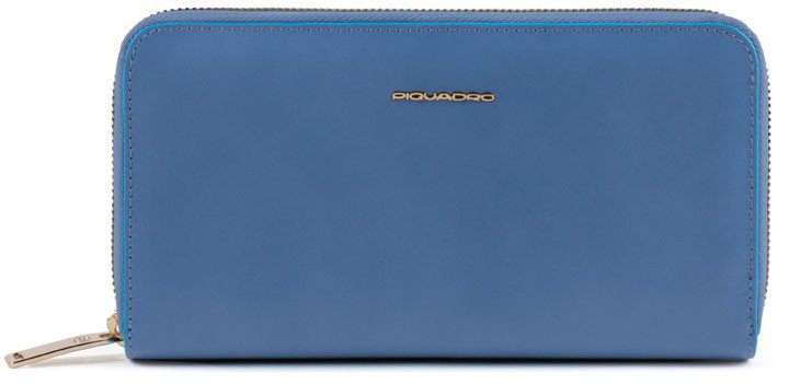 

Портмоне Piquadro BL SQUARE/P.Blue верт. на молнии с RFID защитой (19x10x2,2) PD1515B2R_AZ5