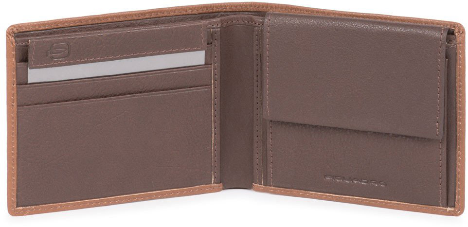 

Портмоне Piquadro NABUCCO/Brown гориз. с отдел. для монет с RFID защитой PU4188S110R_M