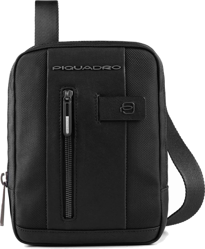 

Сумочка Piquadro BRIEF2/Black верт. с отдел. для iPad mini на ремне (17x22,5x4,5) CA3084BR2_N