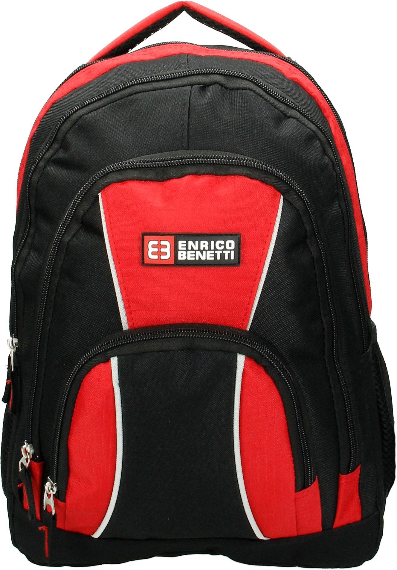 

Рюкзак Enrico Benetti MARTINIQUE/Black-Red с отдел для iPad (14л) (26x37x15см) Eb47078 617