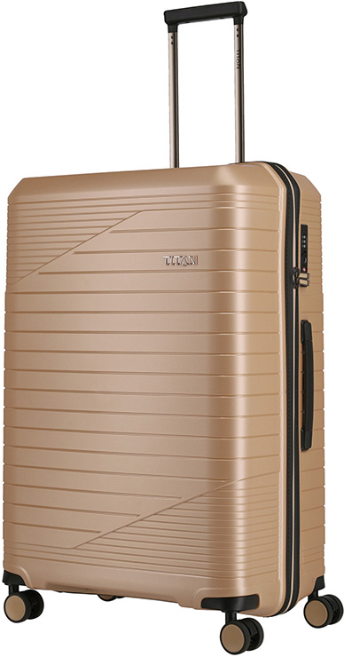 

Чемодан Titan TRANSPORT/Champagner Metallic на 4 колесах L (102л,3,4кг) (51x77x30см) Ti852404-39