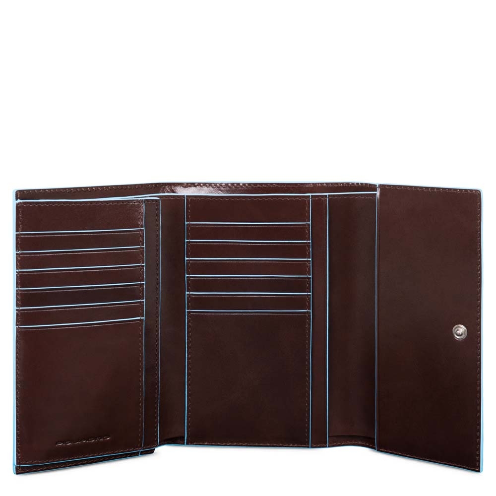 

Портмоне Piquadro BL SQUARE/Cognac верт. с отдел. для 24 кред.карт с RFID защитой (10,5x16x3) PD4152B2R_MO