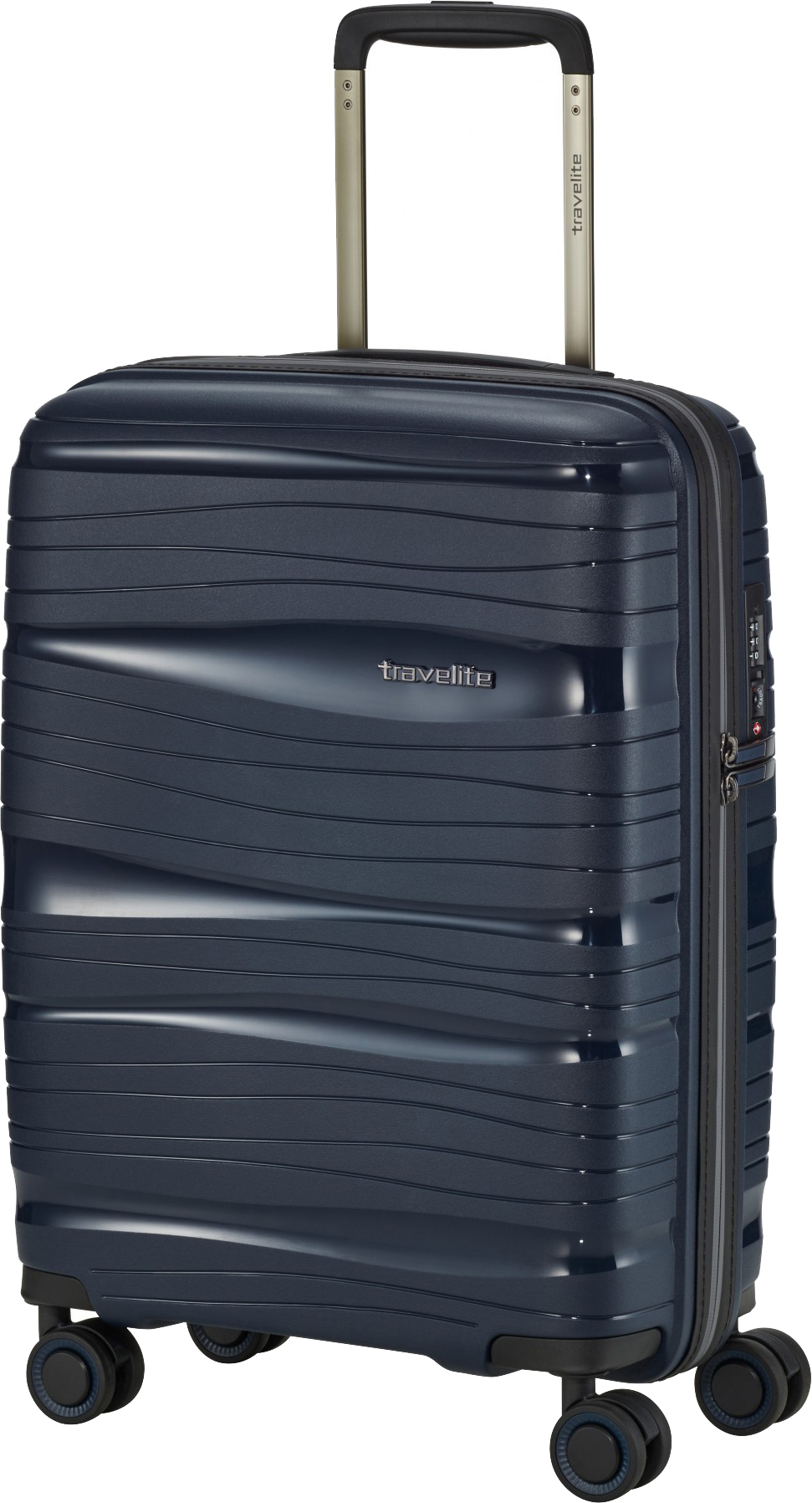 

Чемодан Travelite MOTION/Navy на 4 колесах S (37л,2кг) (39x55x20см) TL074947-19