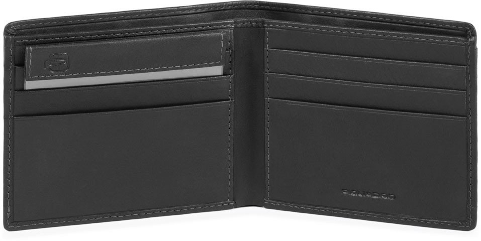 

Портмоне Piquadro FALSTAFF/Black гориз. с отдел. для док. с RFID защитой (11x9x1,5) PU3891S111R_N