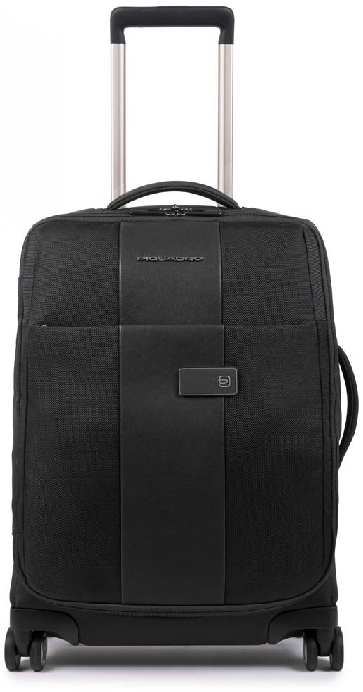

Чемодан Piquadro BRIEF/Black на 4 колесах S (40л) (40x55x20) BV4343BR_N