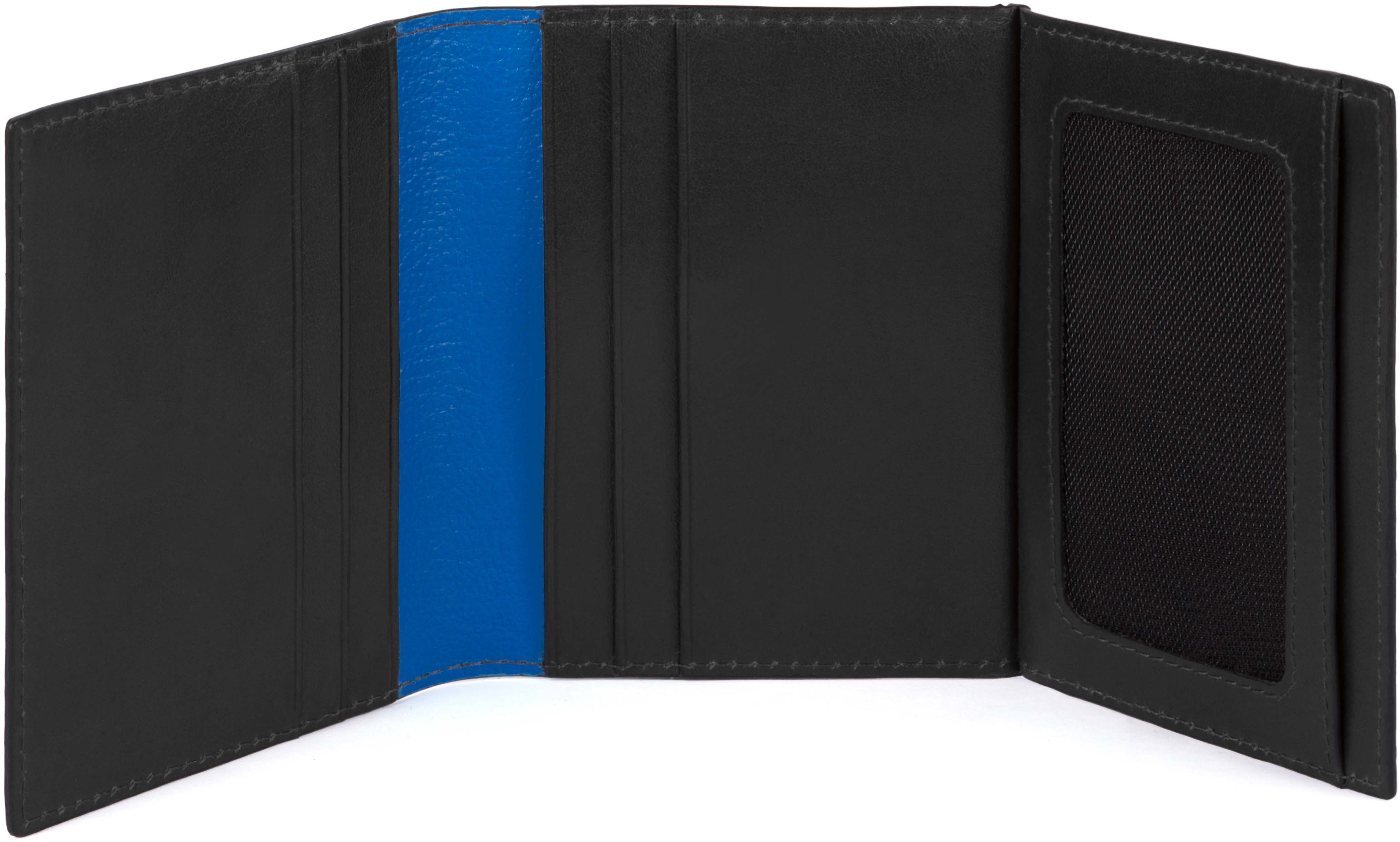 

Портмоне Piquadro BOLD/Black верт. c отдел. ID с RFID защитой PU4520BOR_N