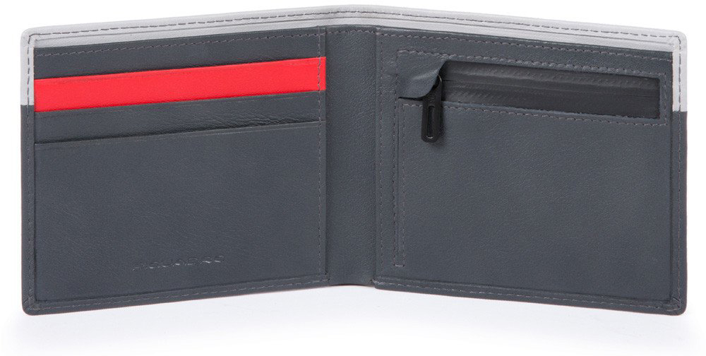 

Портмоне Piquadro URBAN/Grey-Black с отдел. для монет с RFID защитой (11x9x1,5) PU4823UB00R_GRN