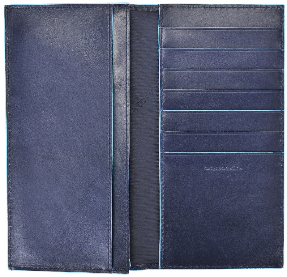 

Портмоне Piquadro BL SQUARE/N.Blue верт. с отдел. для кред.карт (9,3x18x2) AS341B2_BLU1