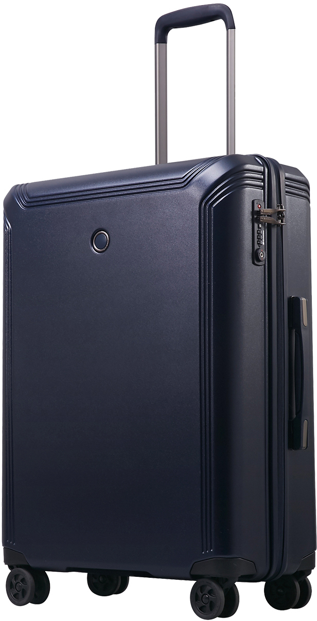 

Чемодан Echolac CIVIL/Navy на 4 колесах L (119л,4,5кг) (55x78x30см) EcPC162-401-39