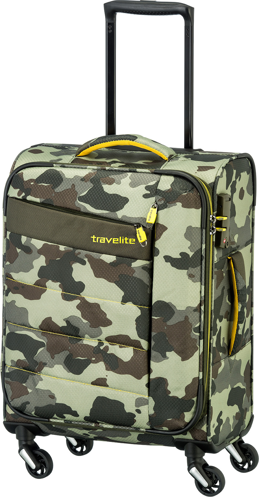 

Чемодан Travelite KITE/Olive на 4 колесах S (36л,1,9кг) (37x54x20см) TL089947-85