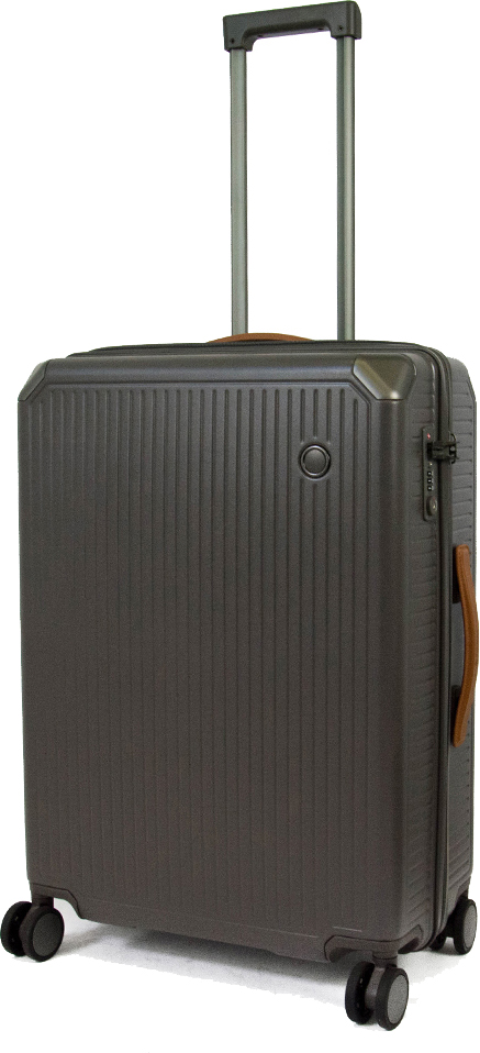 

Чемодан Echolac SHOGUN/Dark Grey на 4 колесах M (73л,3,9кг) (48x68x25см) EcPC148-402-07