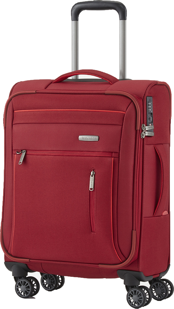

Чемодан Travelite CAPRI/Red на 4 колесах S (38л,2,6кг) (38x55x20см) TL089847-9
