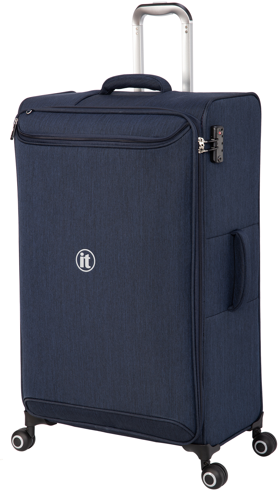 

Чемодан IT Luggage PIVOTAL/Two Tone Dress Blues на 4 колесах L (91л,3,6кг) (49x81x28см) IT12-2461-08-L-M104