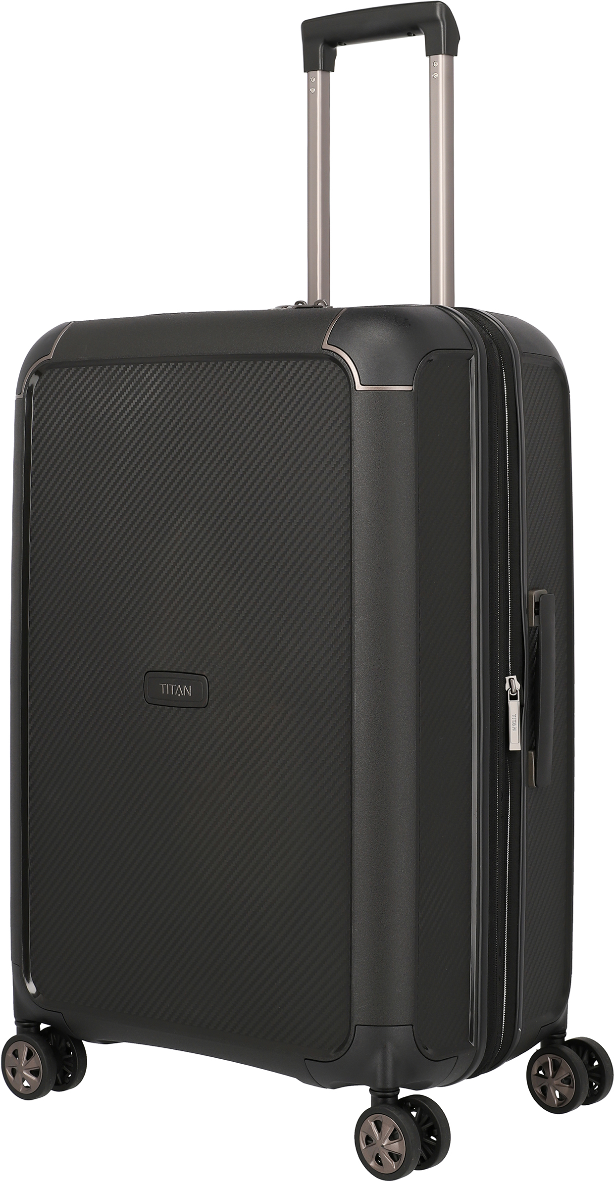 

Чемодан Titan COMPAX/Black на 4 колесах M exp. (75/83л,3,9кг) (44x67x28/31см) Ti844405-00