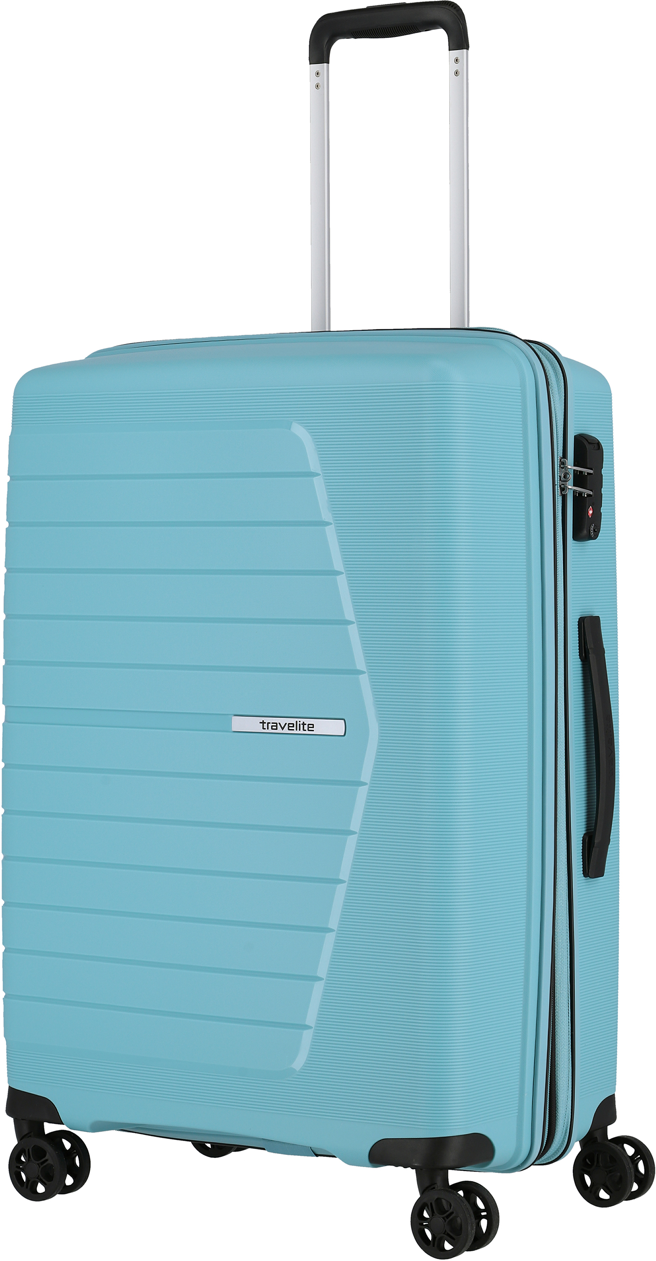 

Чемодан Travelite NUBIS/Light Blue на 4 колесах M exp. (70/76л,3,5кг) (46x67x27/31см) TL076148-24