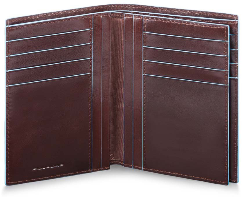

Портмоне Piquadro BL SQUARE/Cognac верт. с отдел. ID с RFID защитой (9,5x13x2) PU4520B2R_MO