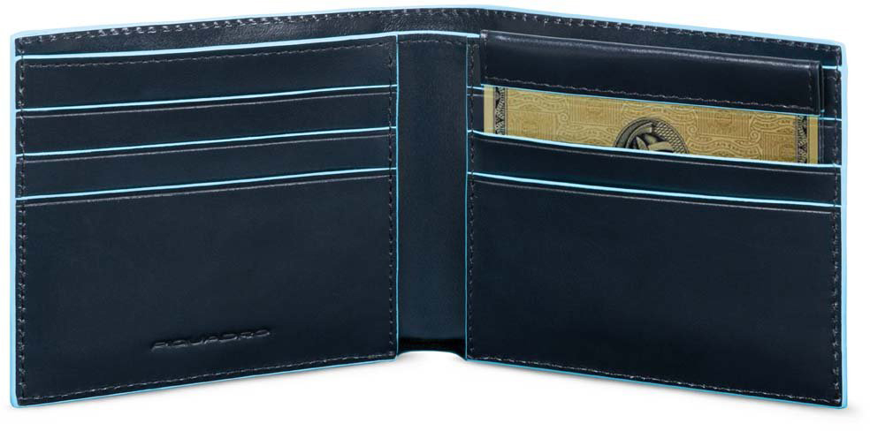 

Портмоне Piquadro BL SQUARE/N.Blue гориз. с отдел. для док. с RFID защитой (11x9x1,5) PU3891B2R_BLU1