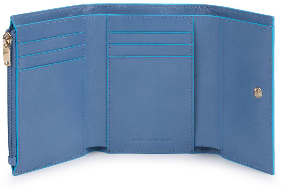 

Портмоне Piquadro BL SQUARE/P.Blue верт. с отдел. для 6 кред.карт с RFID защитой (8,5x12x2,5) PD4571B2R_AZ5