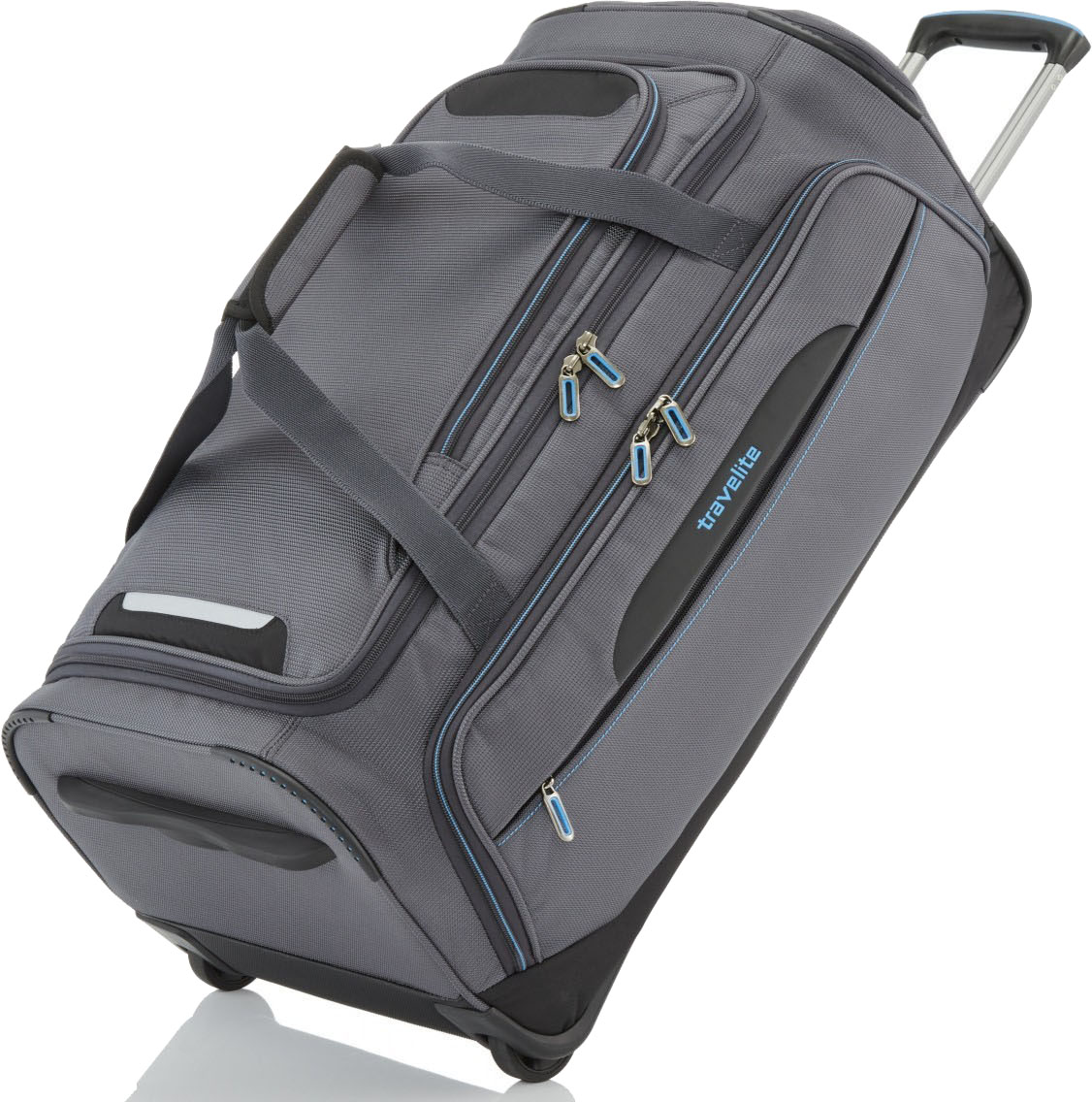 

Дорожная сумка на колесах Travelite CROSSLITE/Anthracite на 2 колесах M (82л,2,9кг) (69x33x36см) TL089502-03