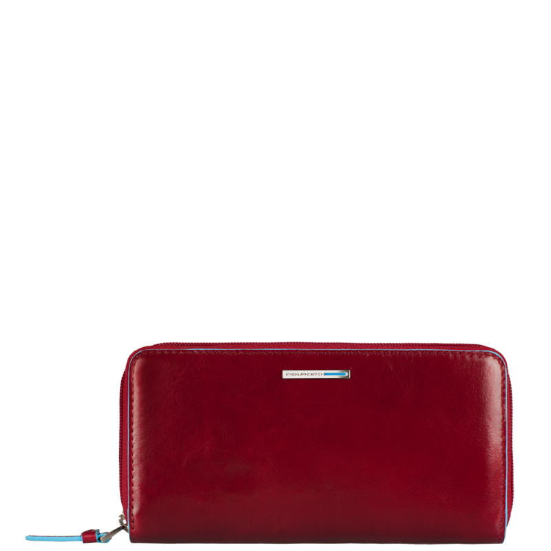 

Портмоне Piquadro BL SQUARE/Red жен. на молнии с 3 отдел. (18x9,5x2,5) PD3229B2_R