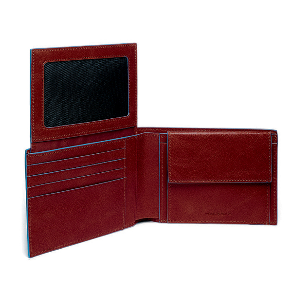 

Портмоне Piquadro BL SQUARE/Red гориз. с отдел. для док. (12,5x9x3) PU1392B2_R